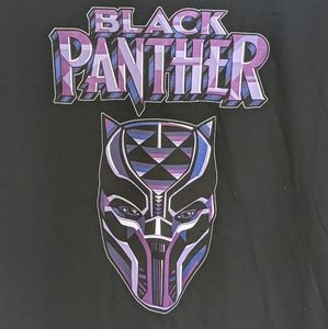 Marvel Black Panther T-shirt 3XL Black Graphic Tee NWT